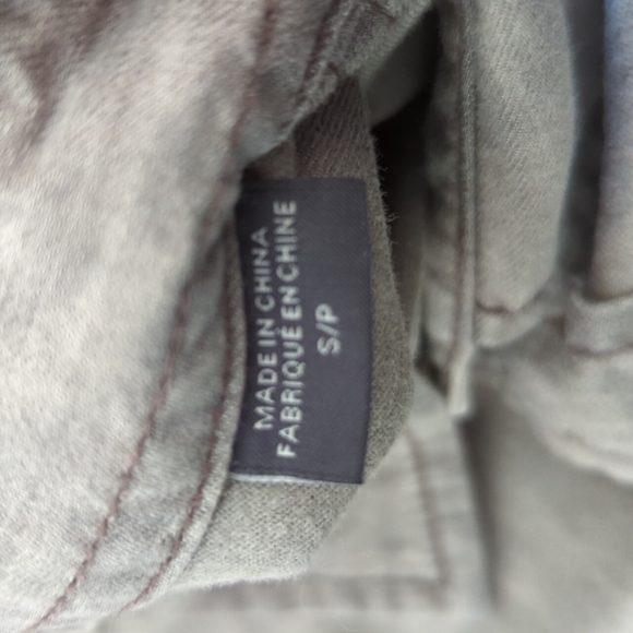 Armani Exchange grey button front shirt small - Picture 6 of 7